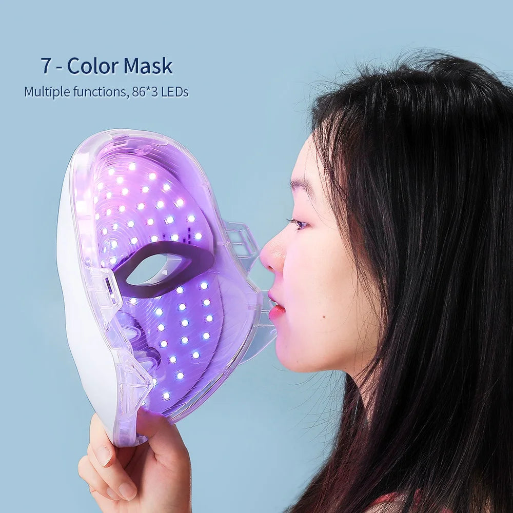 Lunelle™ 7-Color LED Face & Neck Therapy Mask