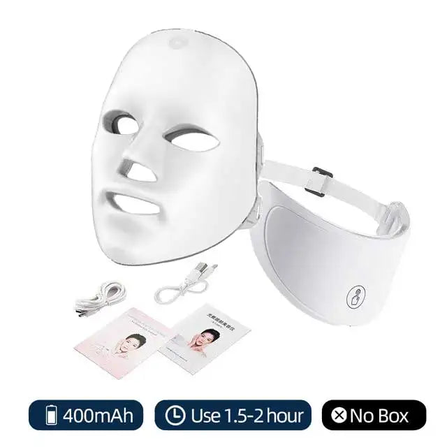 Lunelle™ 7-Color LED Face & Neck Therapy Mask