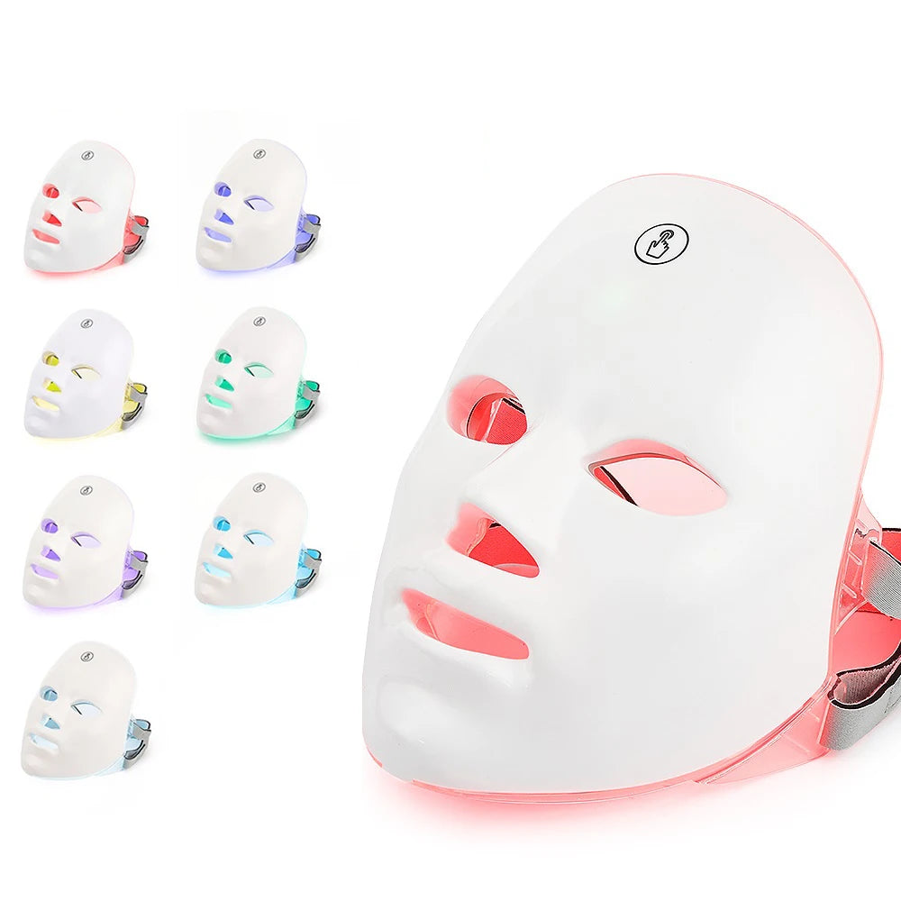 Lunelle™ 7-Color LED Face & Neck Therapy Mask